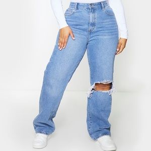 Ripped pretty little thing boyfriend jean